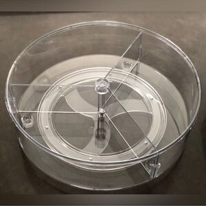 Rotating Tray Organizer w/ removable dividers BNIB Lazy Susan